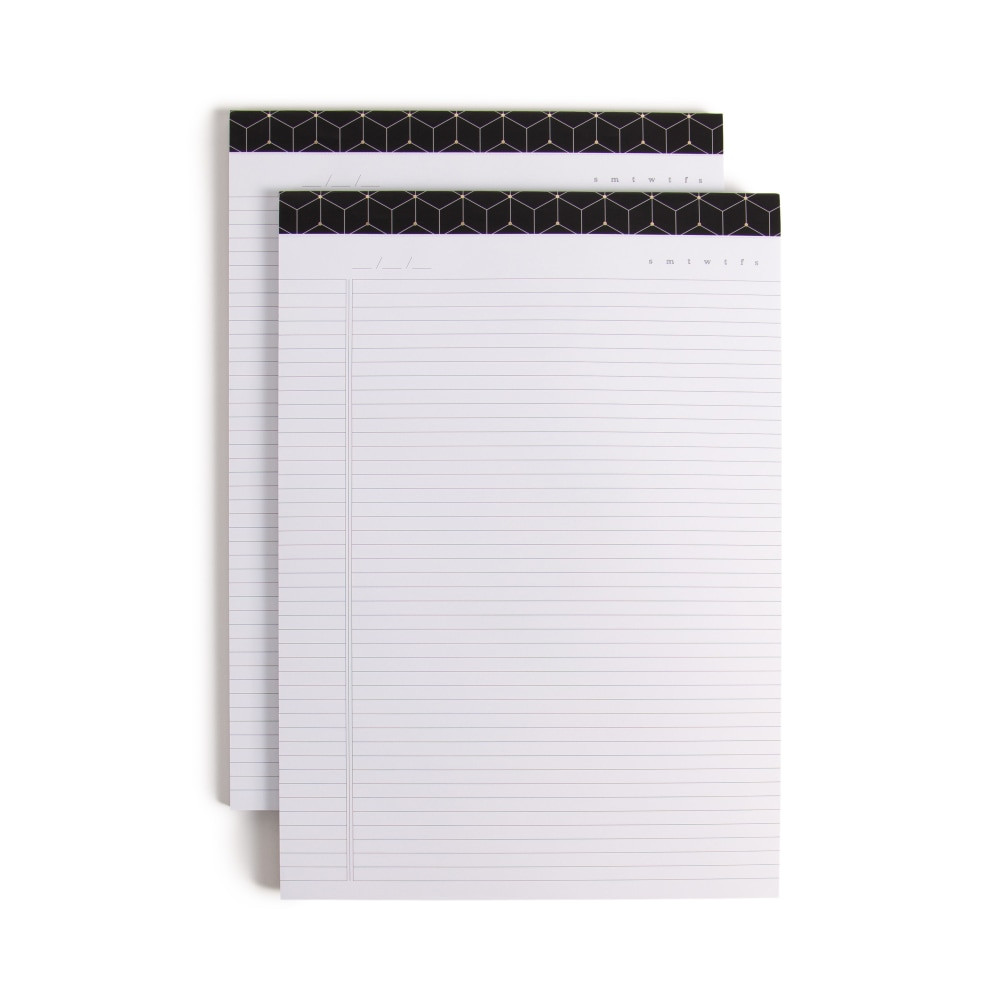 Prepare to take notes and jot down meeting times with U Brands Fashion Letter-Size Padfolio Refill Pads. Each stylish pad includes 60 lined, college-ruled sheets to give you plenty of organized writing space.  Letter-size refills give you plenty of writing space.  Lined pages allow for neat writing.  Includes 60 college-ruled sheets per pad.  Pages are securely bound with a glue top.  Each refill contains 60 sheets.