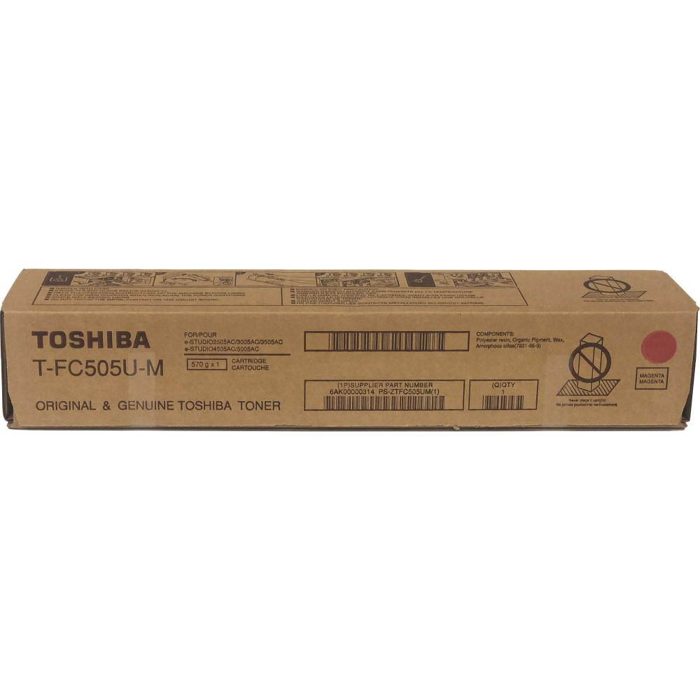 TOSHIBA AMERICA INFO SYS Toshiba TFC505UM  Original High Yield Laser Toner Cartridge - Magenta - 1 Each - 33600 Pages