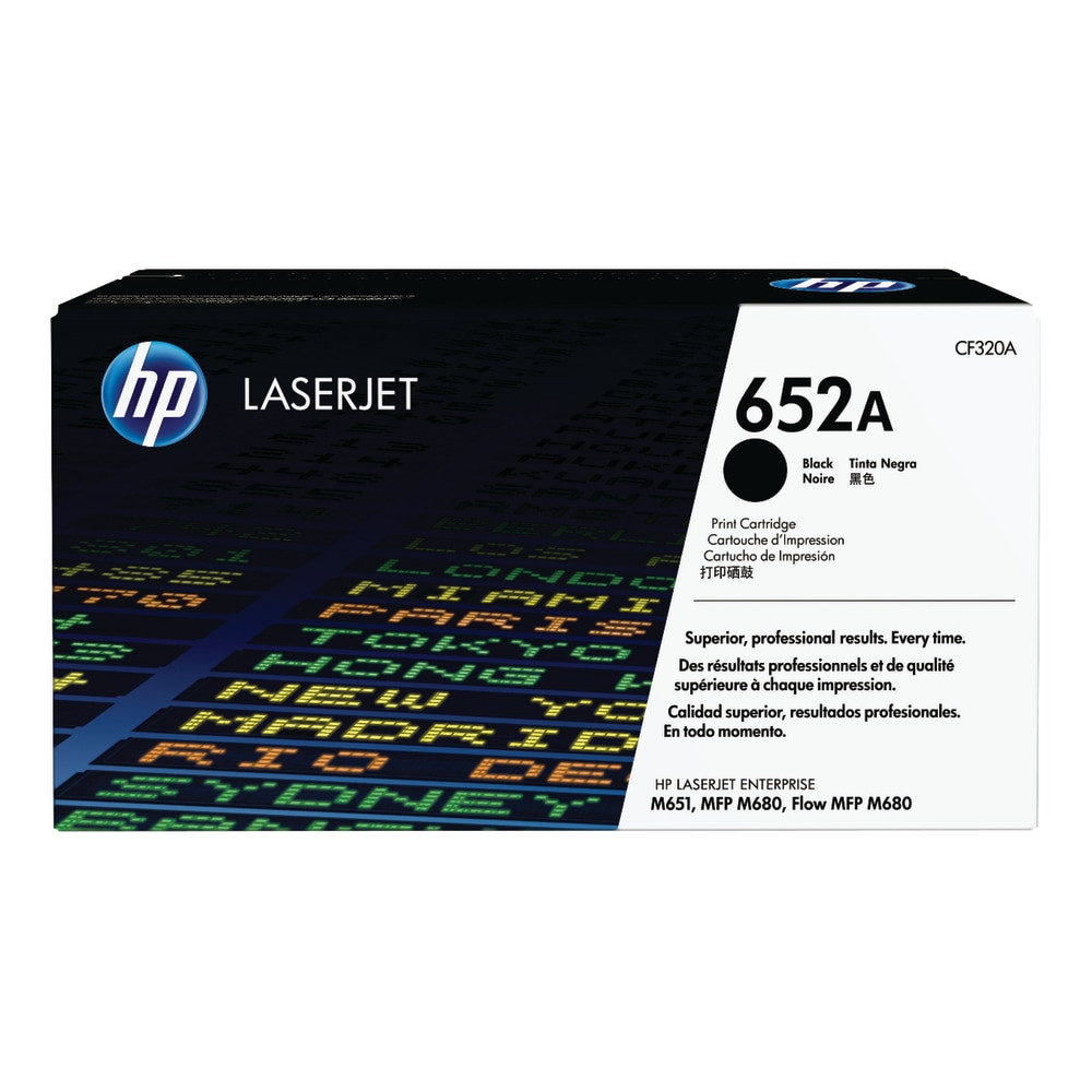 HP INC. HP CF320A  652A Black Toner Cartridge, CF320A