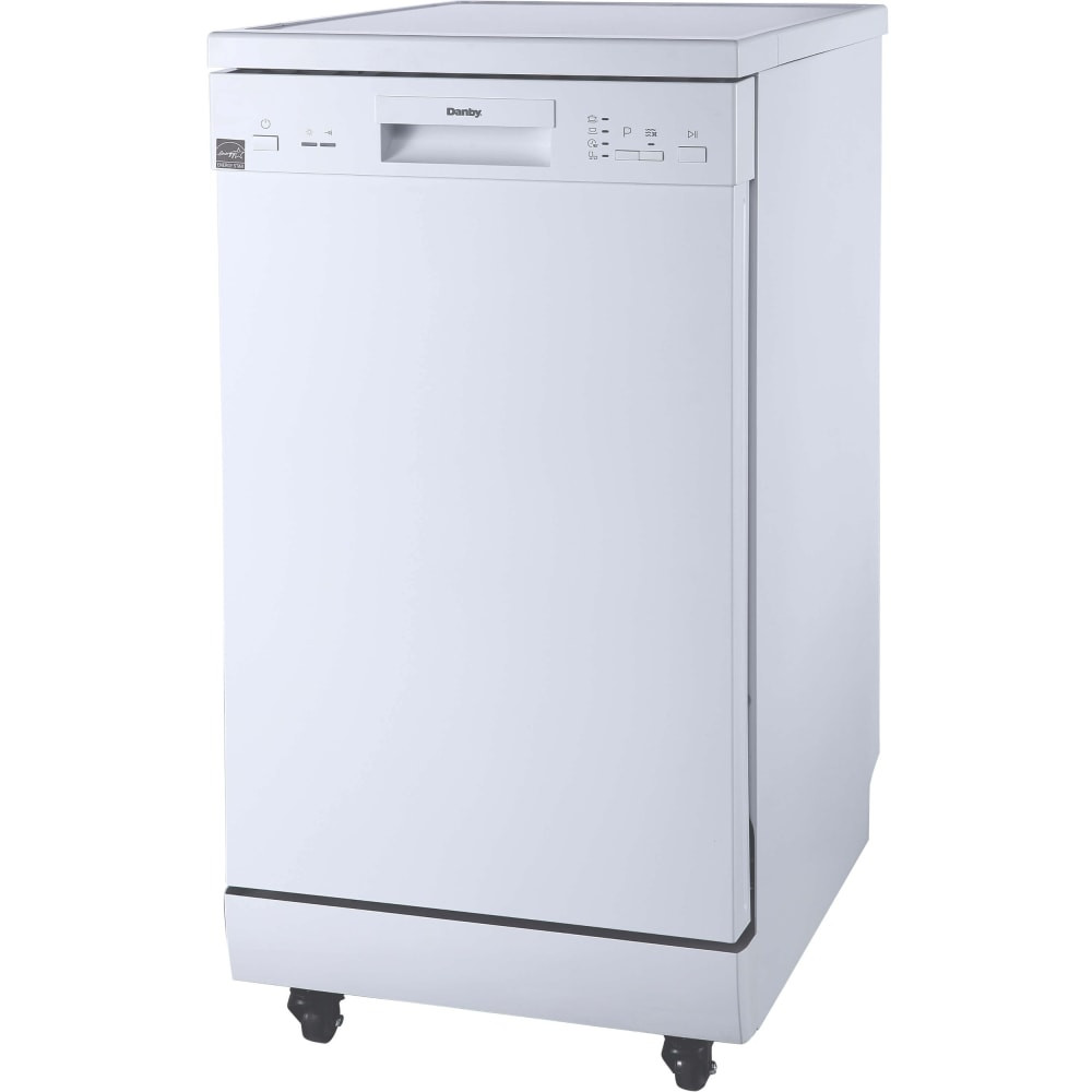 DANBY PRODUCTS LIMITED DDW1805EWP Danby 18in Portable Dishwasher - 18in - Portable - 8 Place Settings - 52 dB - White