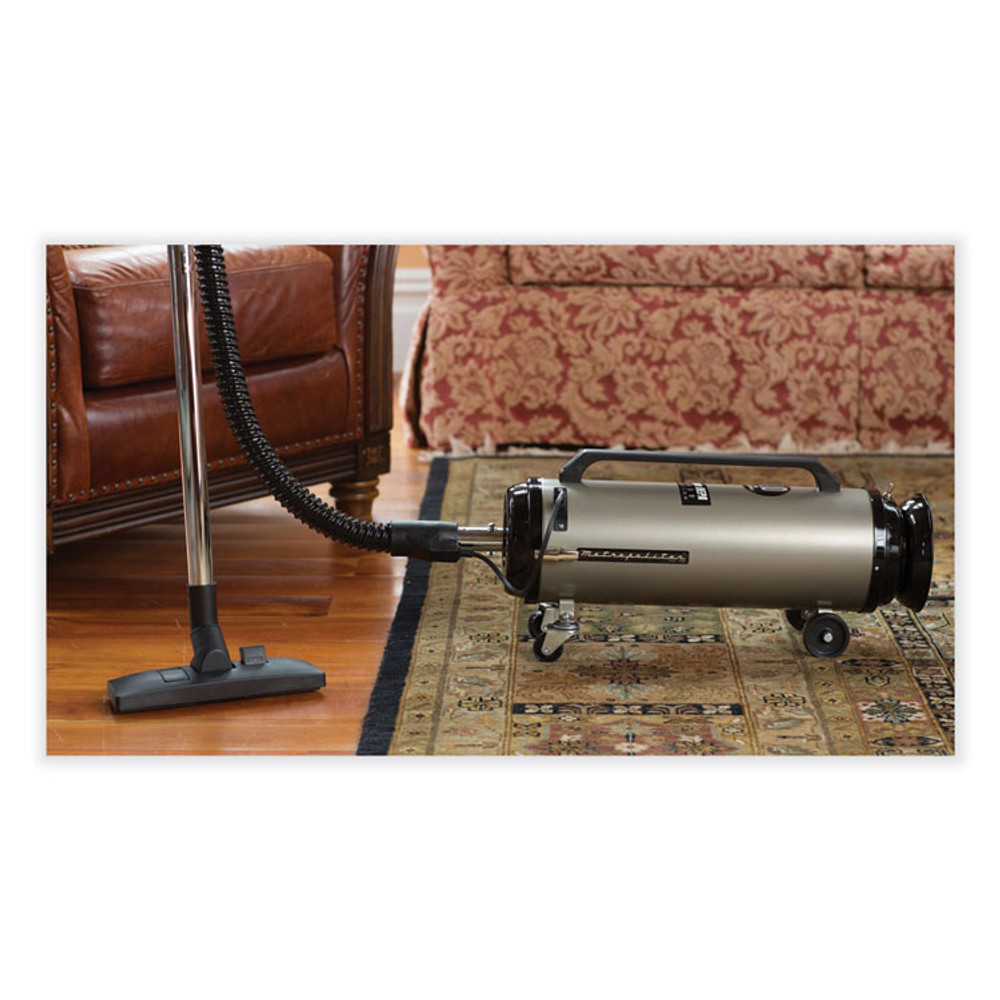 METROVAC 104577942 Metropolitan Professionals Canister Vacuum, 11.25 A Current, Black