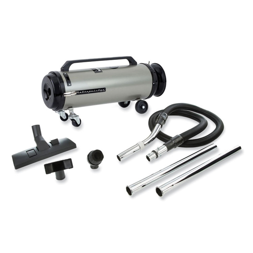 METROVAC 104577942 Metropolitan Professionals Canister Vacuum, 11.25 A Current, Black