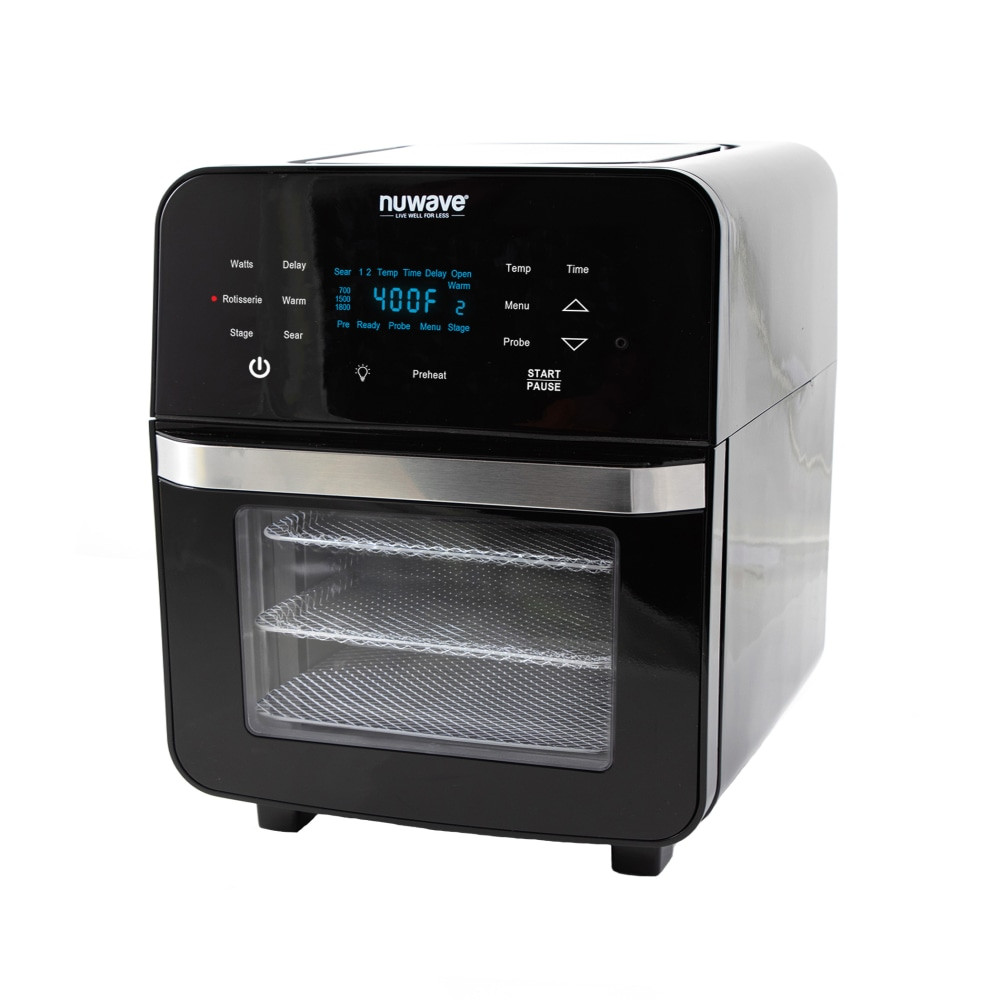 NUWAVE LLC NuWave 38040  38040 Brio 15.5-Quart Digital Oven & Air Fryer, Black