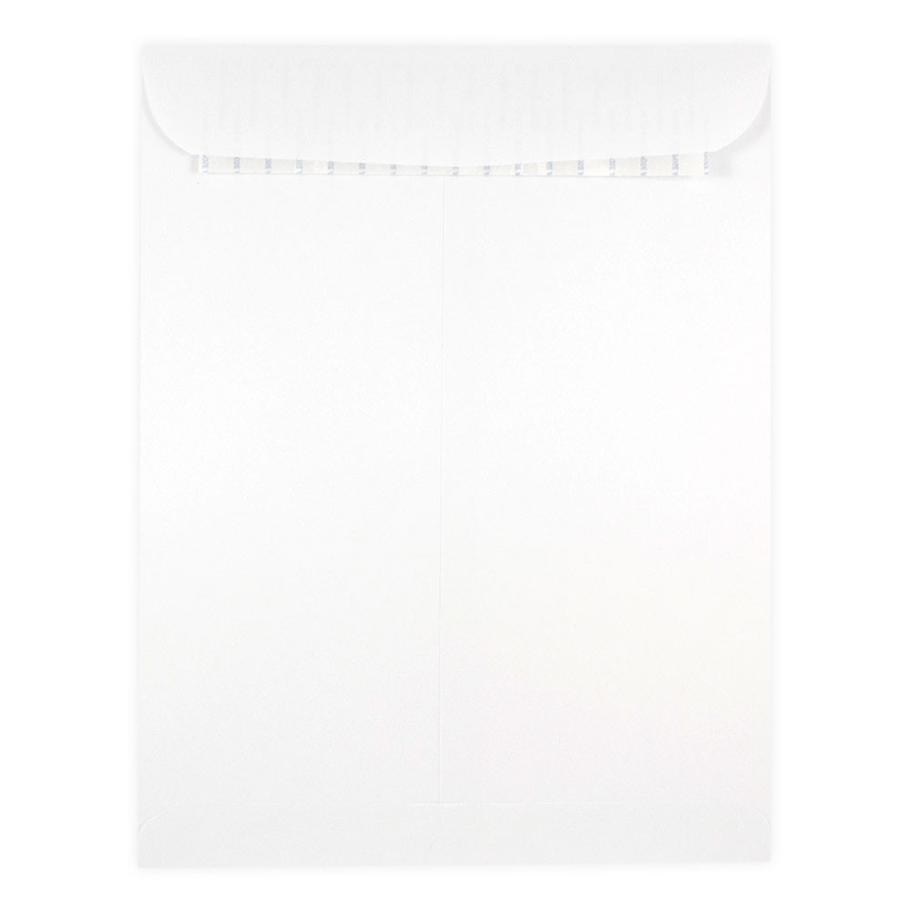 JAM PAPER AND ENVELOPE JAM Paper 356828780B  Open-End Envelopes, 9in x 12in, Peel & Seal Closure, White, Pack Of 50 Envelopes