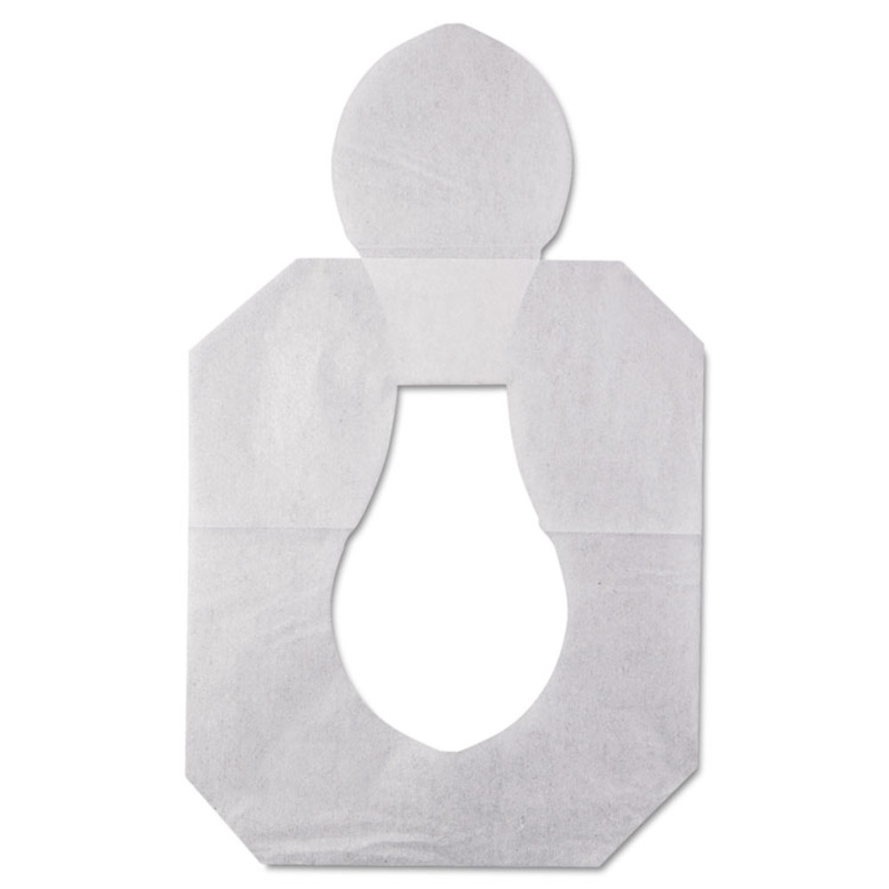 HOSPECO HG-2500 Health Gards Toilet Seat Covers, Half-Fold, 14.25 x 16.5, White, 250/Pack, 10 Boxes/Carton