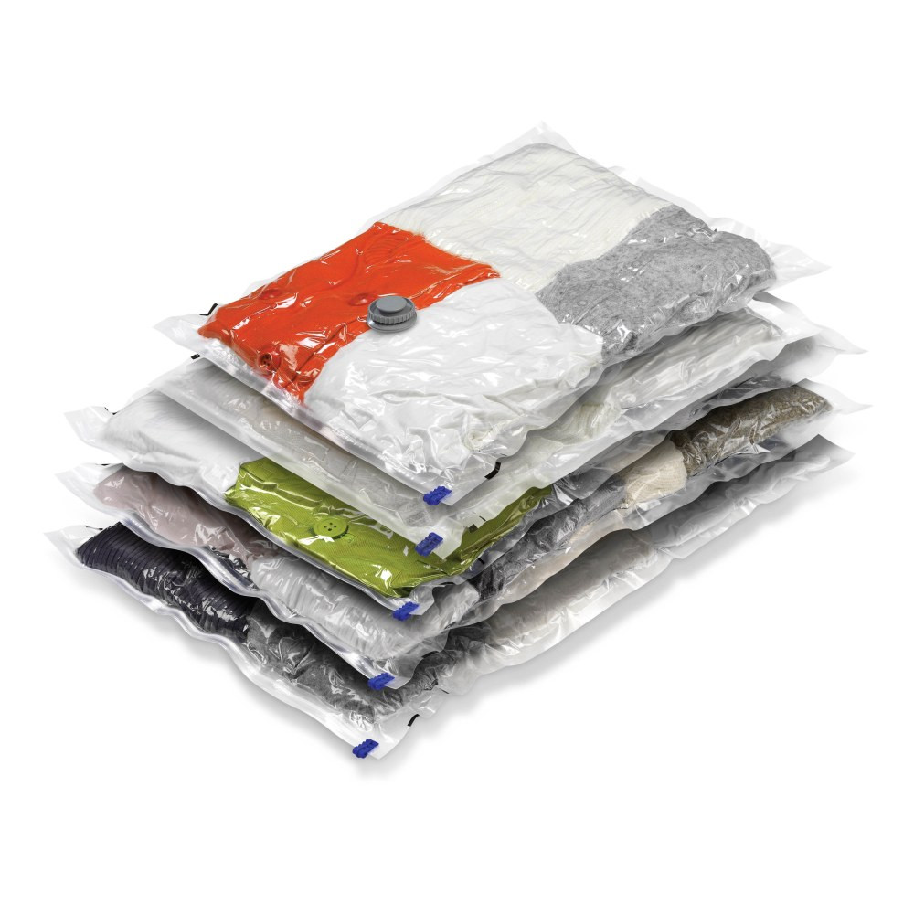 HONEY-CAN-DO INTERNATIONAL, LLC VAC-01378 Honey-Can-Do Vacuum-Pack Storage Bags, Super Storage Combo, Pack Of 5