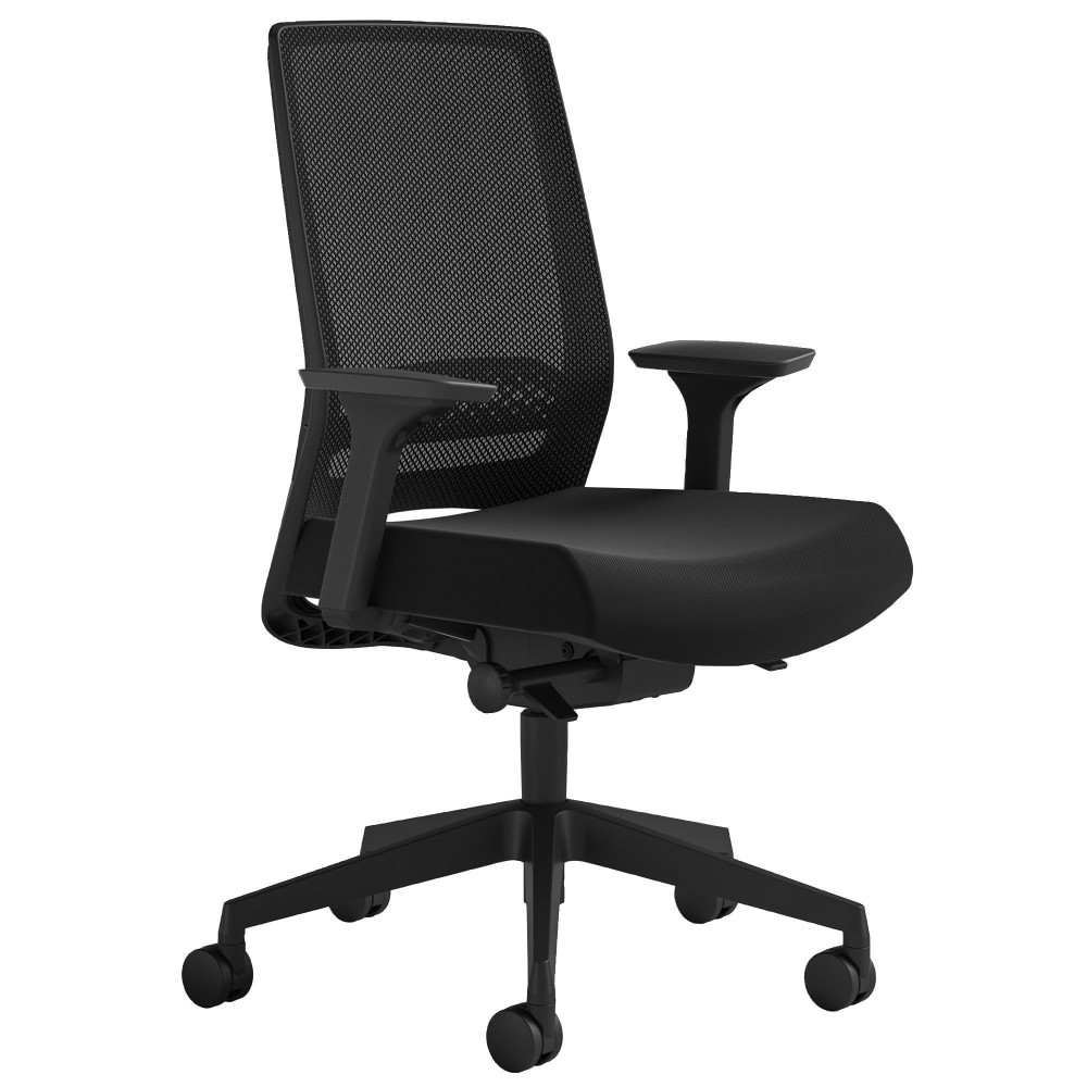 SAFCO PRODUCTS CO 6830STBL Safco Medina Deluxe Ergonomic Mesh High-Back Desk Chair, Black