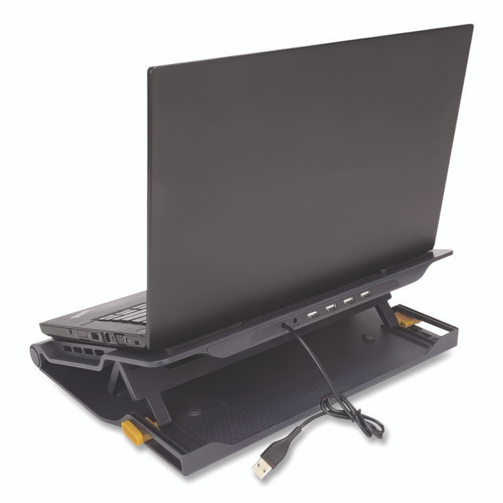 TARGUS AWE81US Chill Mat Plus with 4-Port Hub, Black