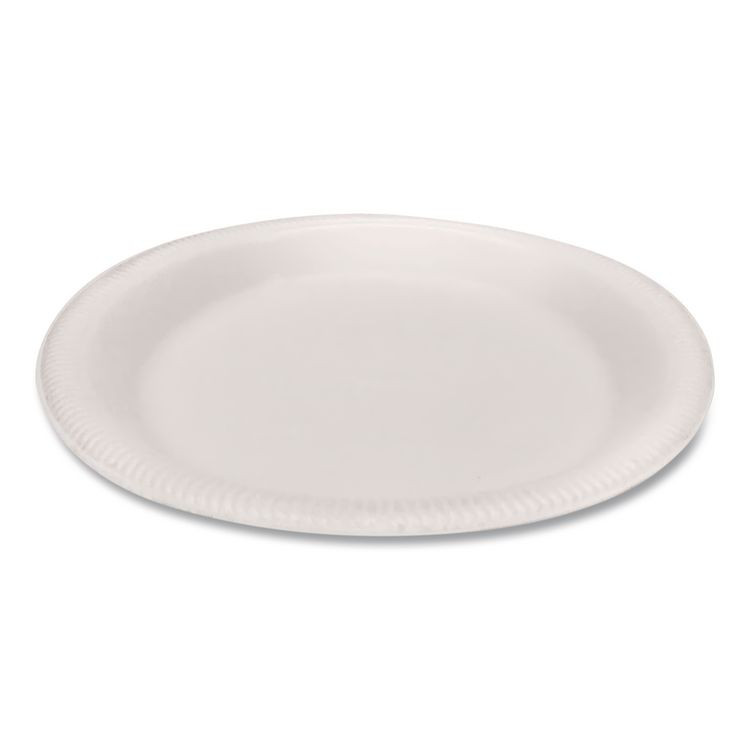 PLASTIFAR SA 12003 Foam Dinnerware, Plate, 9", White, 25/Pack, 20 Packs/Carton