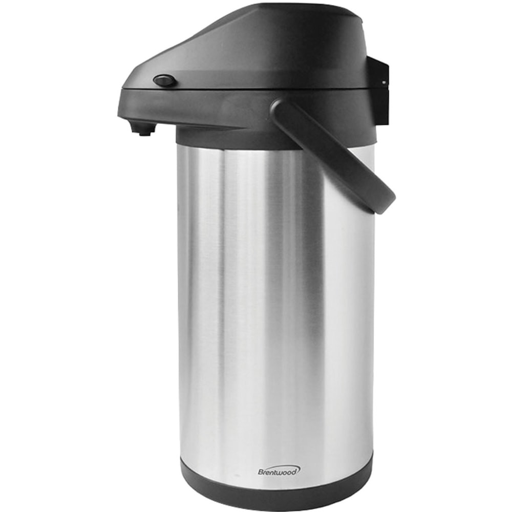 BRENTWOOD APPLIANCES, INC. CTSA-3500 Brentwood Air Pot CTSA-3500 Vacuum Flask - 3.7 quart (3.5 L) - Brushed Stainless Steel