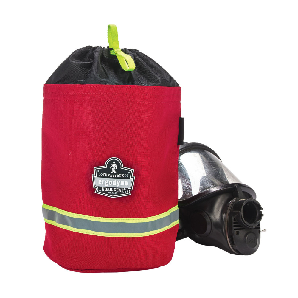 ERGODYNE CORPORATION 13081 Ergodyne Arsenal 5080 SCBA Mask Bag, With Lining, Red