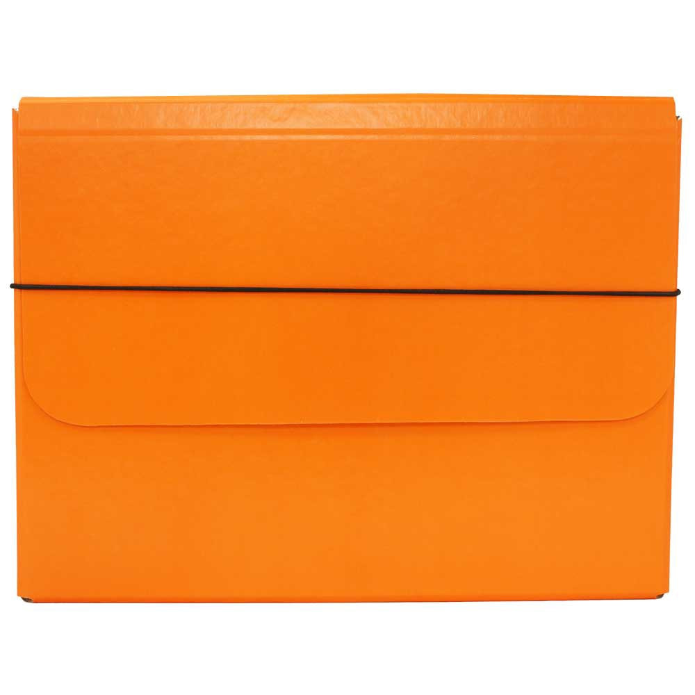 BELLEVILLE SHOE MFG CO 2154512317 JAM Paper Strong Kraft Portfolio With Elastic Closure, 10in x 13 1/4in, Orange