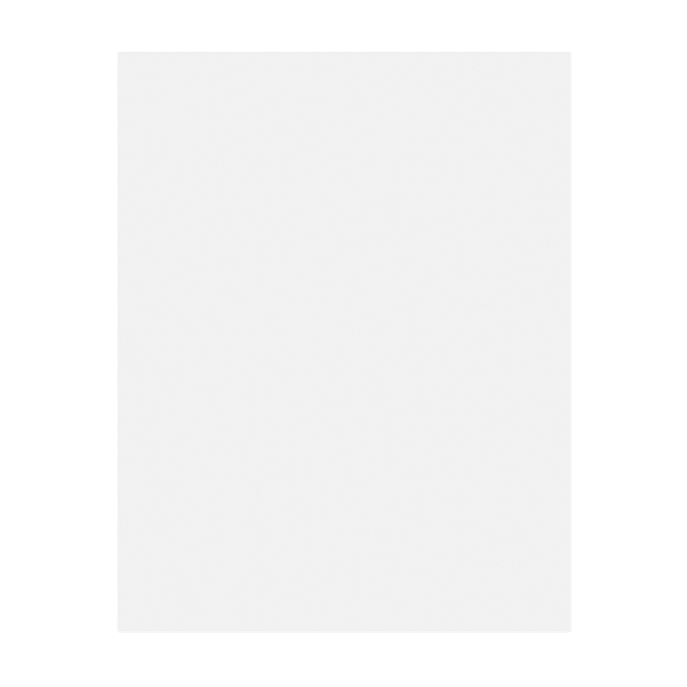 PACON CORPORATION Pacon 104225  Peacock Railroad Board, 22in x 28in, 4-Ply, White, Carton Of 100 Sheets, PAC104225