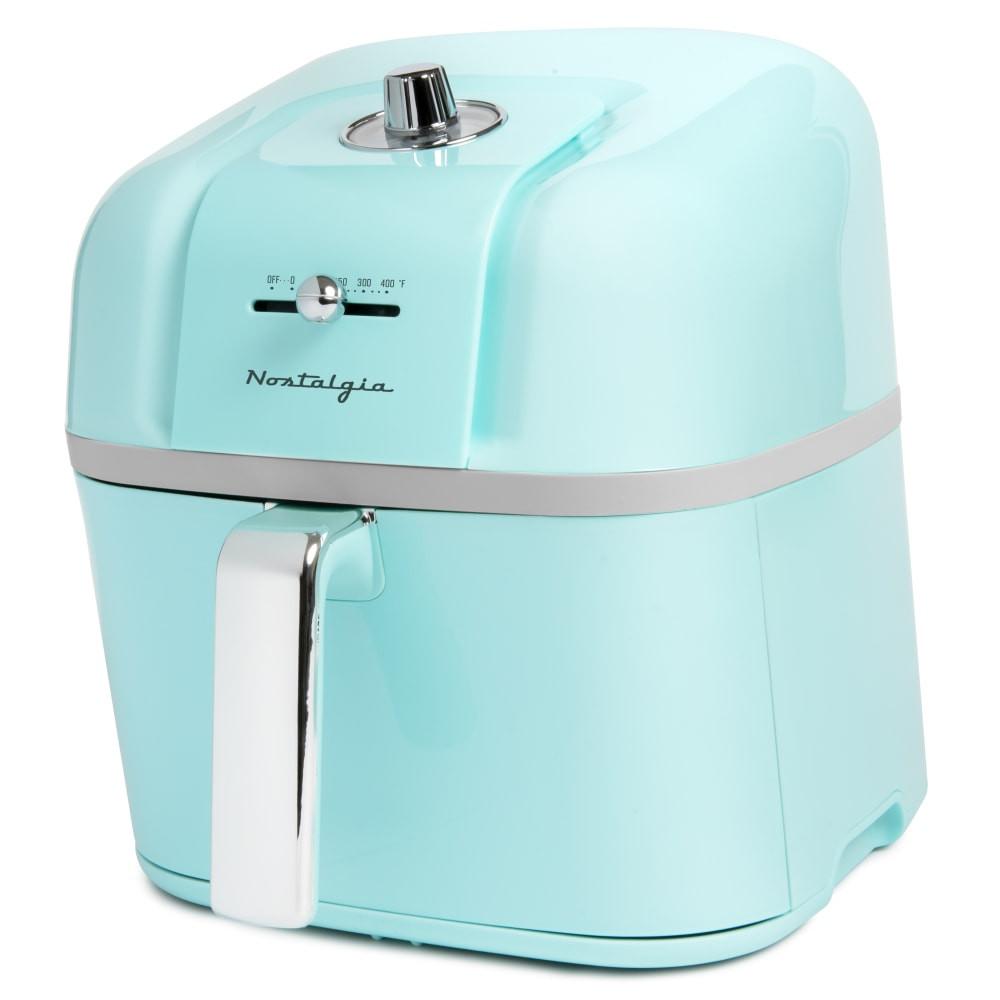 NOSTALGIA PRODUCTS GROUP LLC Nostalgia Electrics CLAF7AQ Nostalgia CLAF7AQ Classic Retro 7-Quart Air Fryer, Aqua