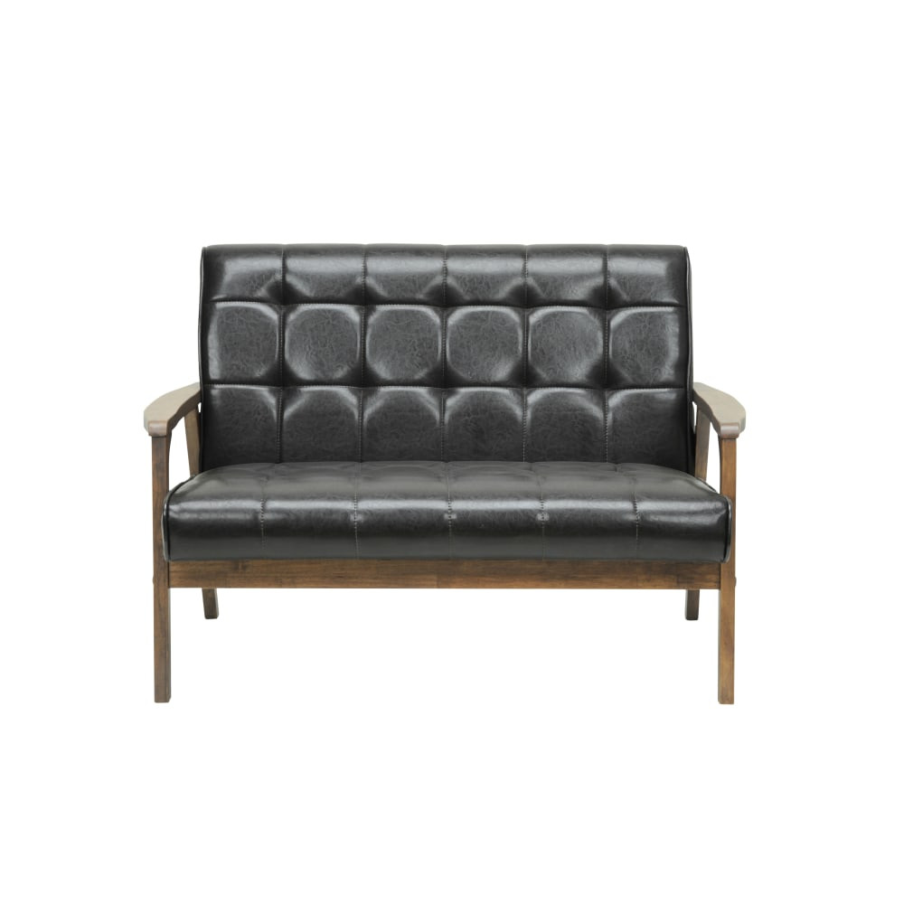 WHOLESALE INTERIORS, INC. 2721-5405 Baxton Studio Levin Loveseat, Brown