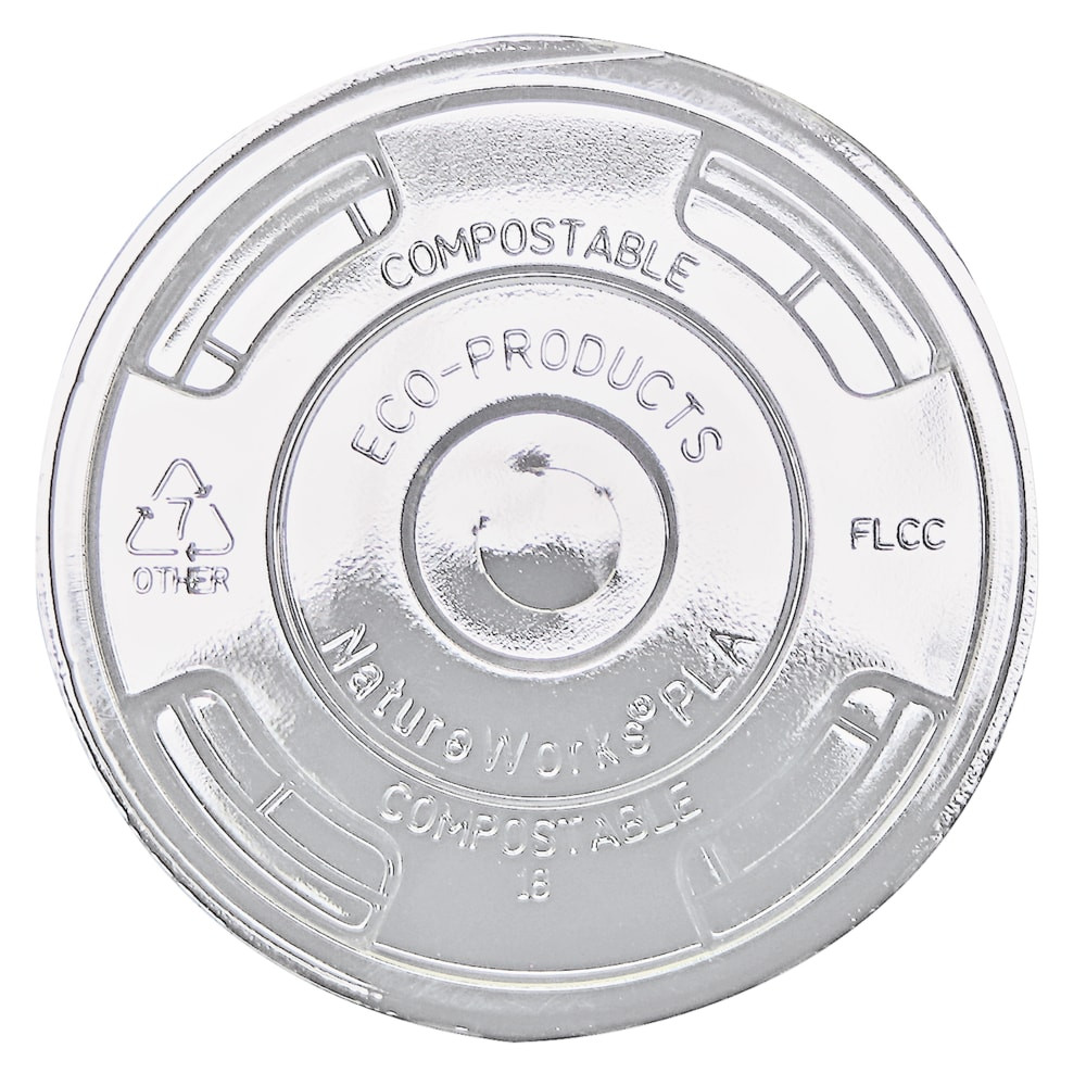 ECO-PRODUCTS, INC. EPFLCCCT Eco-Products Cold Cup Lids, 9-24 Oz., Carton Of 1,000