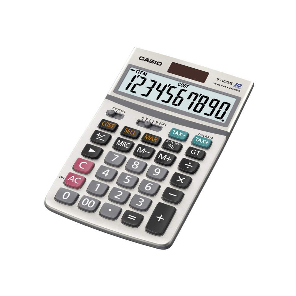 CASIO AMERICA, INC. Casio JF-100MS  JF100BM Solar/Battery-Powered Calculator