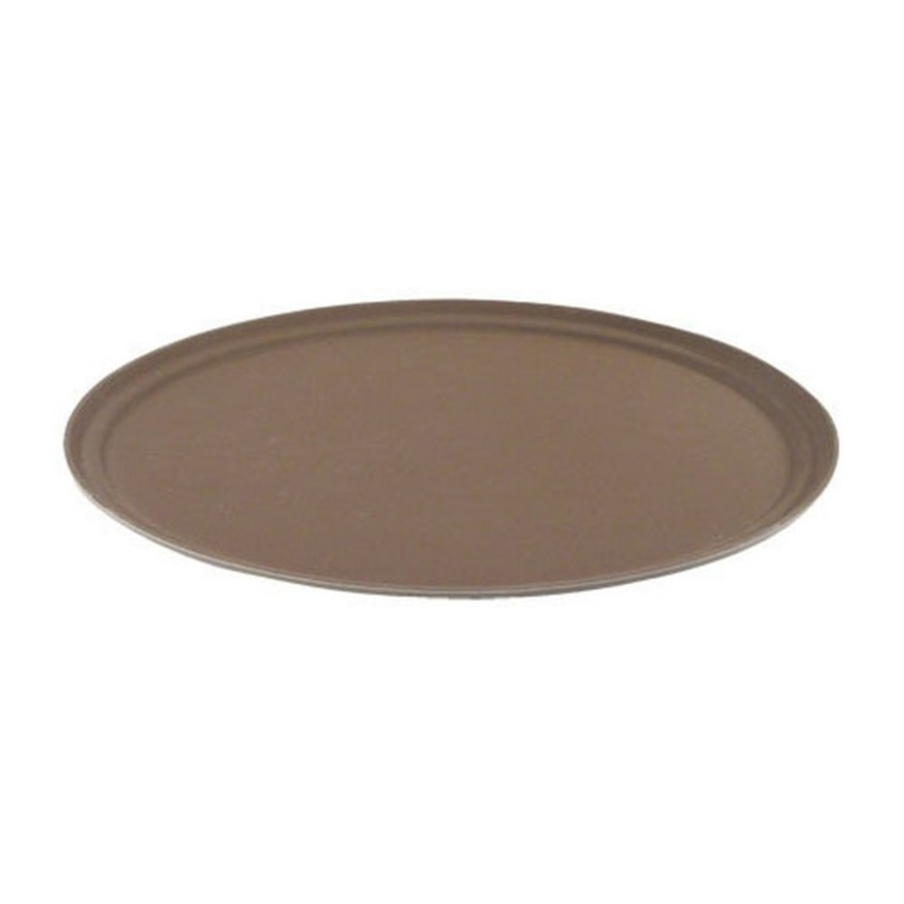 CARLISLE FOODSERVICE PRODUCTS, INC. Carlisle 2700GR2076  Griptite 2 Oval Serving Tray, 27-1/16in x 22-5/16in, Brown