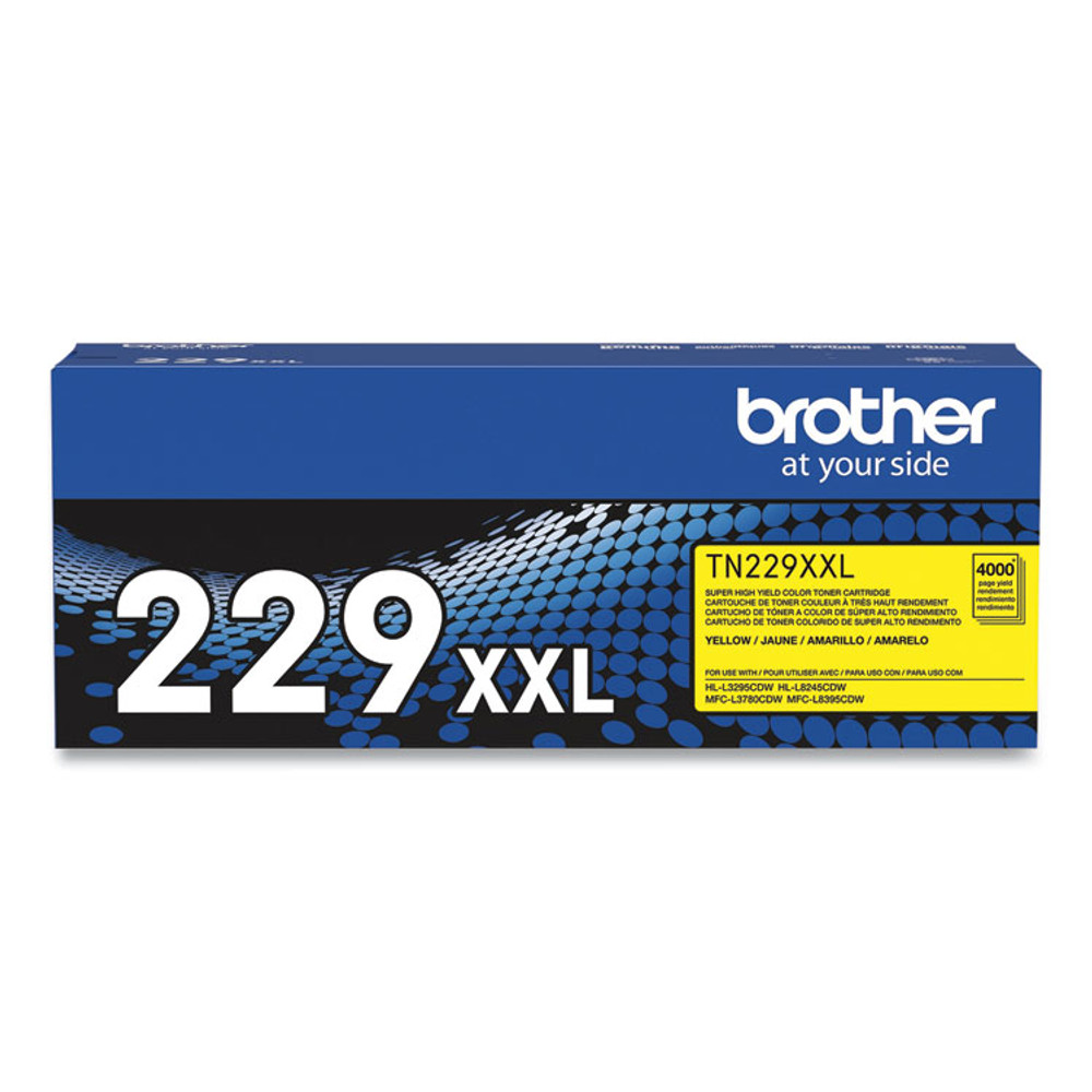 BROTHER INTL. CORP. TN229XXLY TN229XXLY Super High-Yield Toner, 4,000 Page-Yield, Yellow