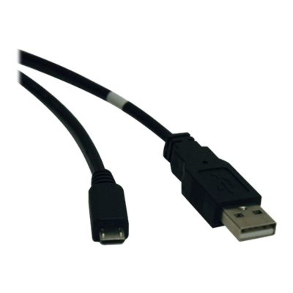 TRIPP LITE U050-003 Eaton Tripp Lite Series USB 2.0 A to Micro-B Cable (M/M), 3 ft. (0.91 m) - USB cable - USB (M) to Micro-USB Type B (M) - USB 2.0 - 3 ft - black