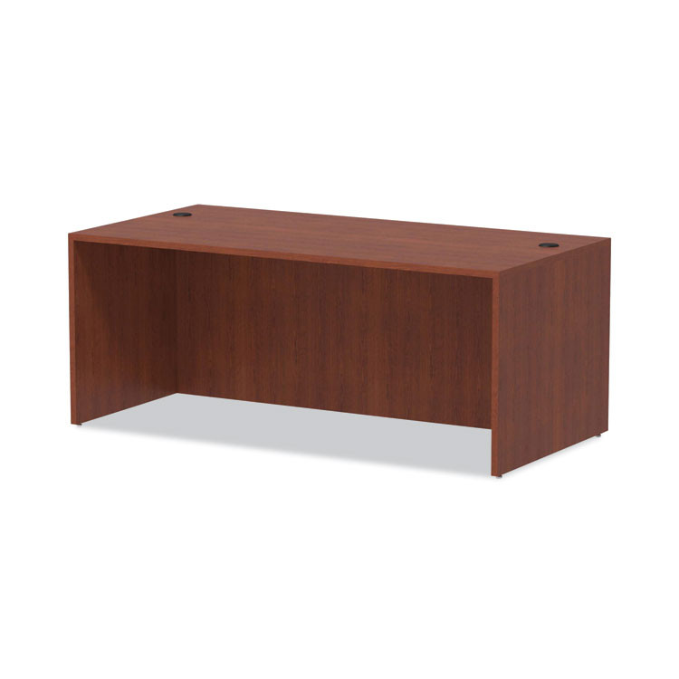 ALERA VA21-7236MC Alera Valencia Series Straight Front Desk Shell, 71" x 35.5" x 29.63", Medium Cherry