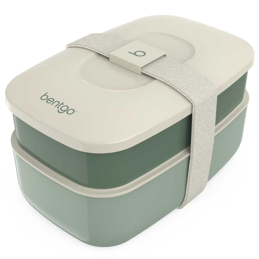 BEAR DOWN CONSULTING BENTGO-KG Bentgo Classic All-In-One Lunch Box Container, 3-13/16inH x 4-3/4inW x 7-1/8inD, Khaki Green