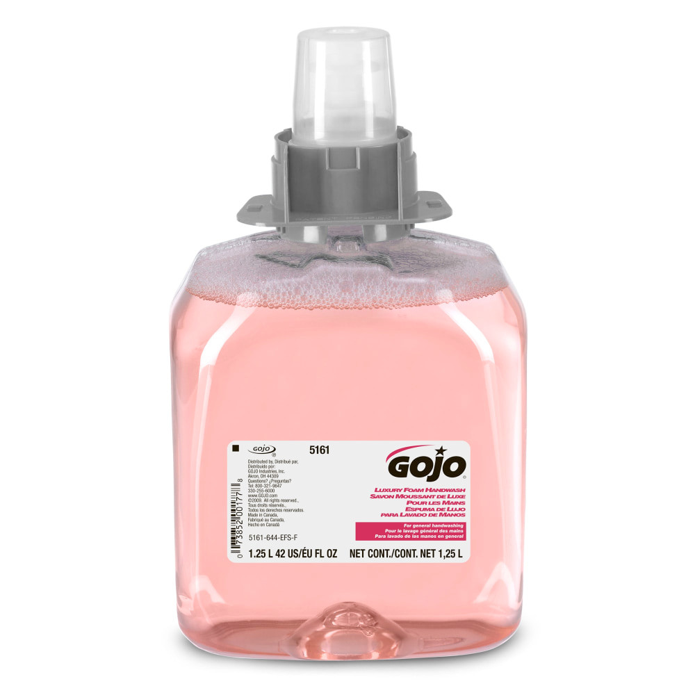 GOJO INDUSTRIES INC Gojo 5161-03  Luxury Foam Hand Soap, Cranberry Scent, 42 Oz Bottle