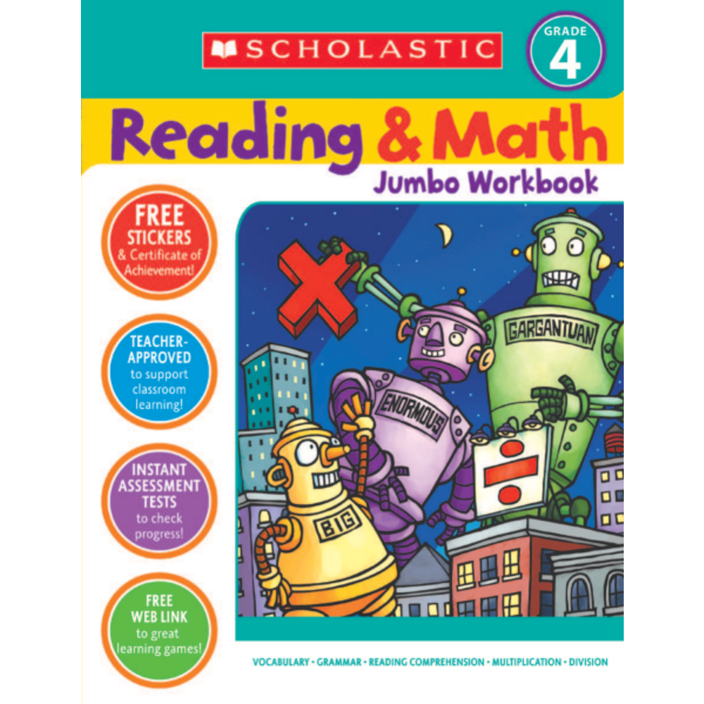 SCHOLASTIC INC Scholastic 9780439786034  Reading/Math - Grade 4