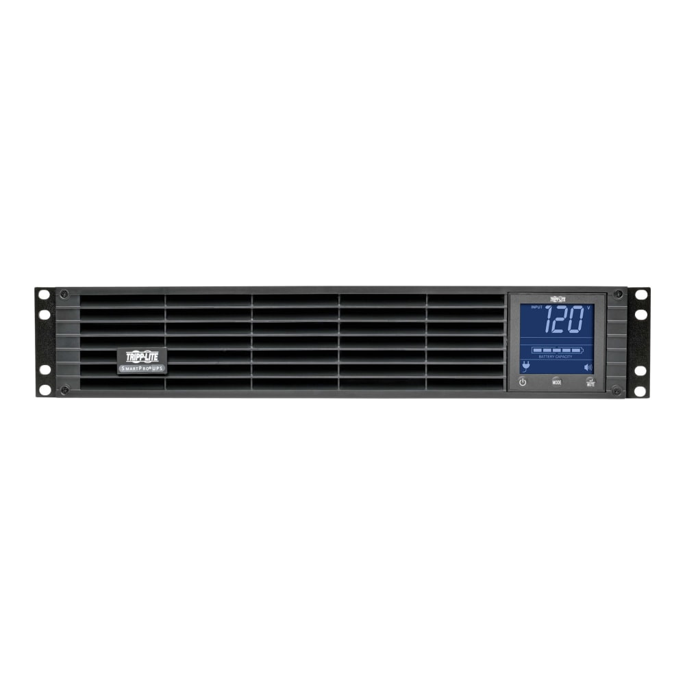 TRIPP LITE SMC10002URM  UPS Smart 1000VA 700W Rackmount LCD Pure Sine Wave AVR USB 2URM - UPS (rack-mountable / external) - 15 A - AC 120 V - 700 Watt - 1000 VA - RS-232, USB - output connectors: 6 - 2U