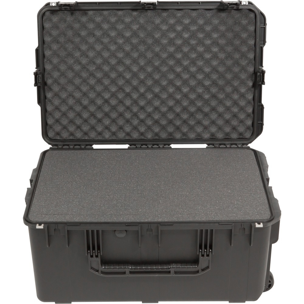 SKB CORPORATION 3I-2918-14BC SKB Cases iSeries Large Protective Case With Cubed Foam And Wheels, 29in x 18in x 14in, Black