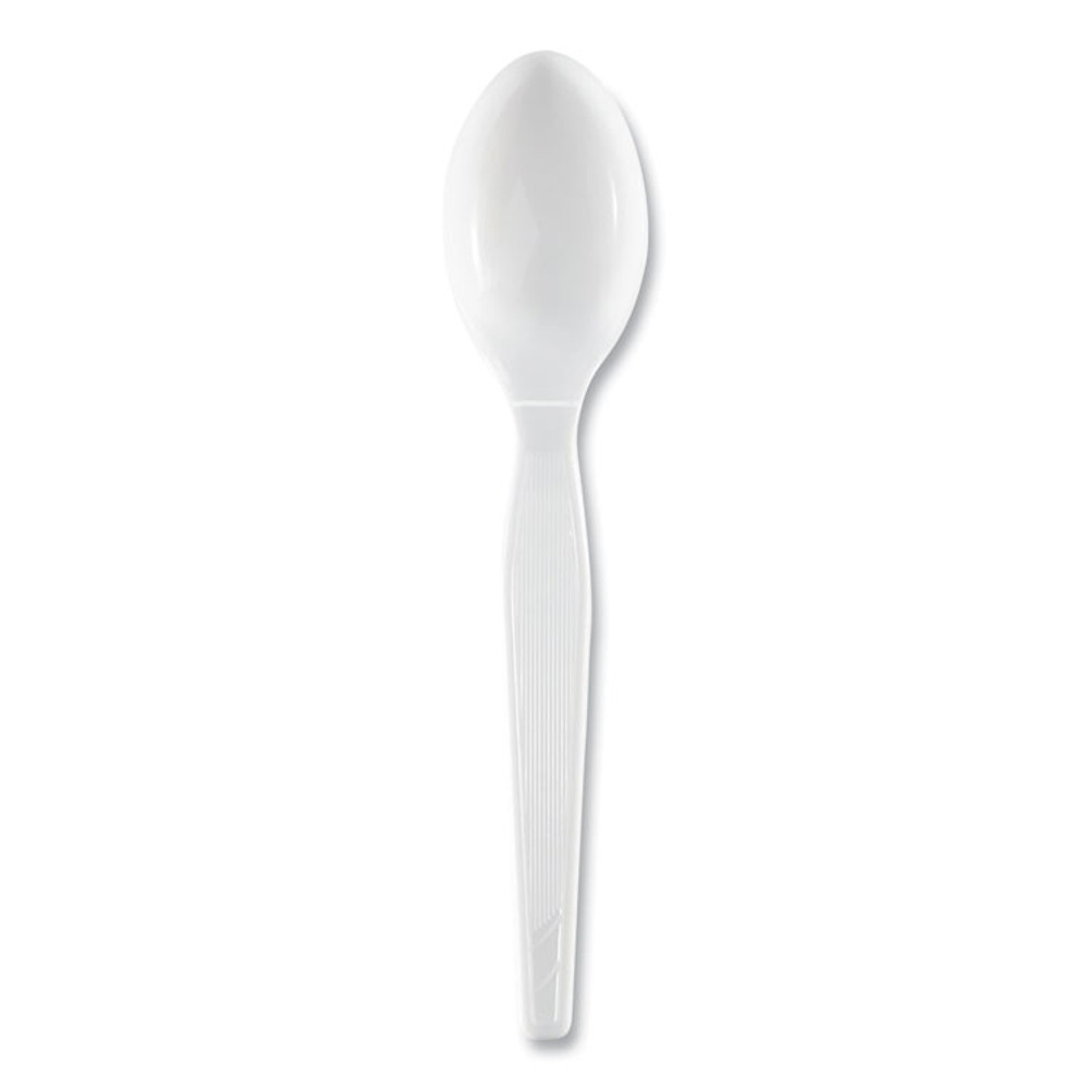 GEORGIA PACIFIC Dixie® TH217 Plastic Cutlery, Heavyweight Teaspoons, White, 1,000/Carton