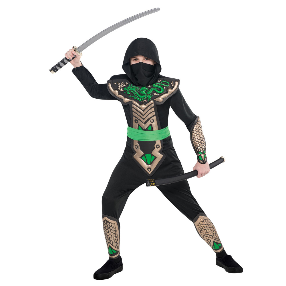 PARTY CITY CORPORATION 841598 Amscan Dragon Slayer Ninja Boys Halloween Costume, Medium