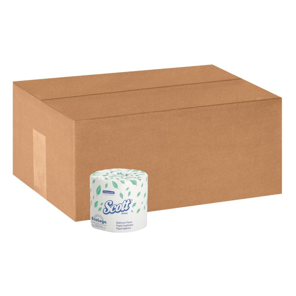 KIMBERLY-CLARK Scott 04460  Standard Roll Toilet Paper, 170in Per Roll, Pack Of 80 Rolls