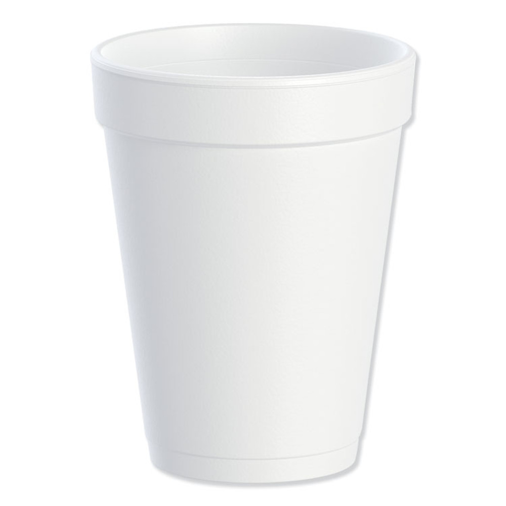 DART 14J16 Foam Drink Cups, 14 oz, White, 1,000/Carton