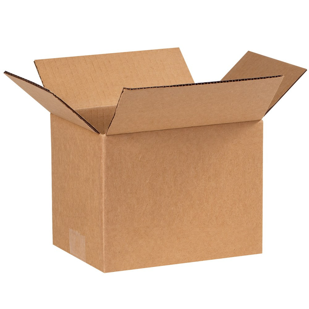 B O X MANAGEMENT, INC. Partners Brand 866  Corrugated Boxes, 8inL x 6inW x 6inH, Kraft, Pack Of 25