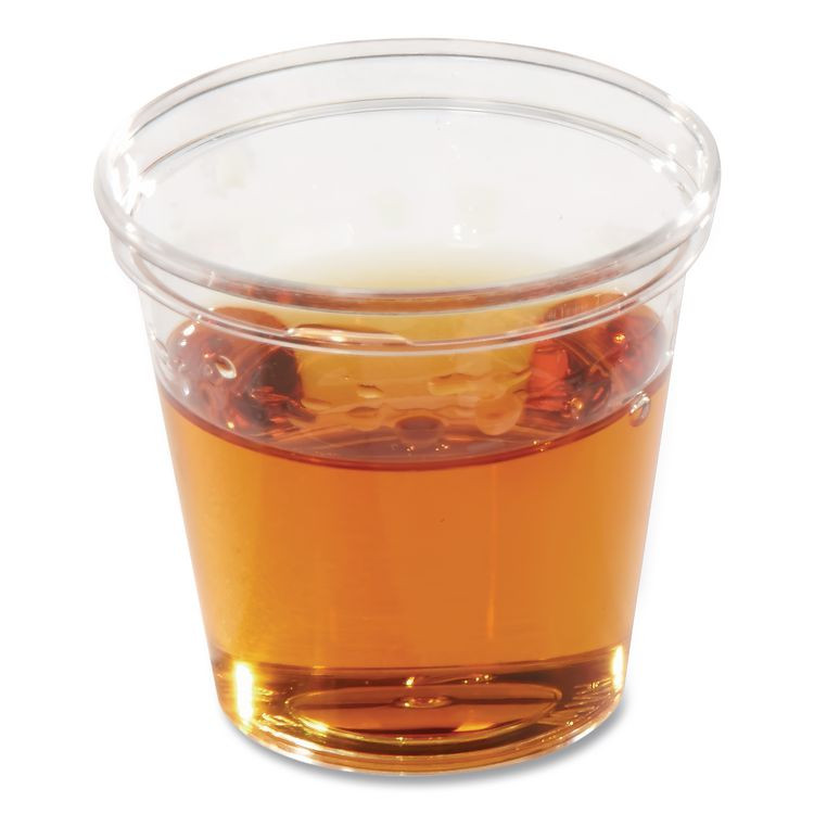 WNA, INC. P10 Comet Plastic Portion/Shot Glass, 1 oz, Clear, 50/Pack, 50 Packs/Carton