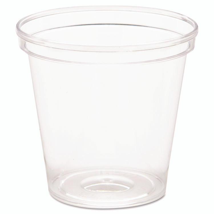 WNA, INC. P10 Comet Plastic Portion/Shot Glass, 1 oz, Clear, 50/Pack, 50 Packs/Carton