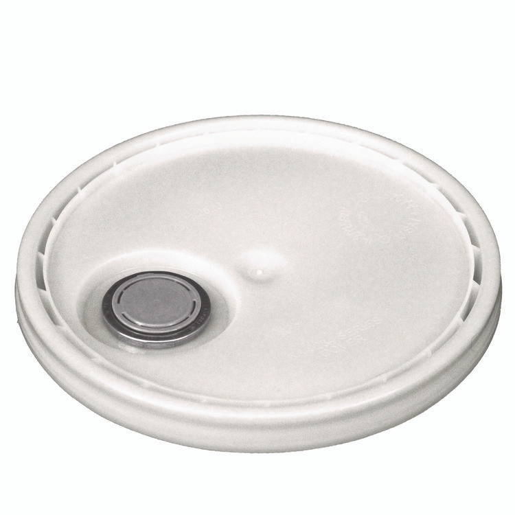 IMPACT PRODUCTS, LLC 5515 Utility Bucket with Lid, 5 gal, Polyethylene, White, 11.25" dia