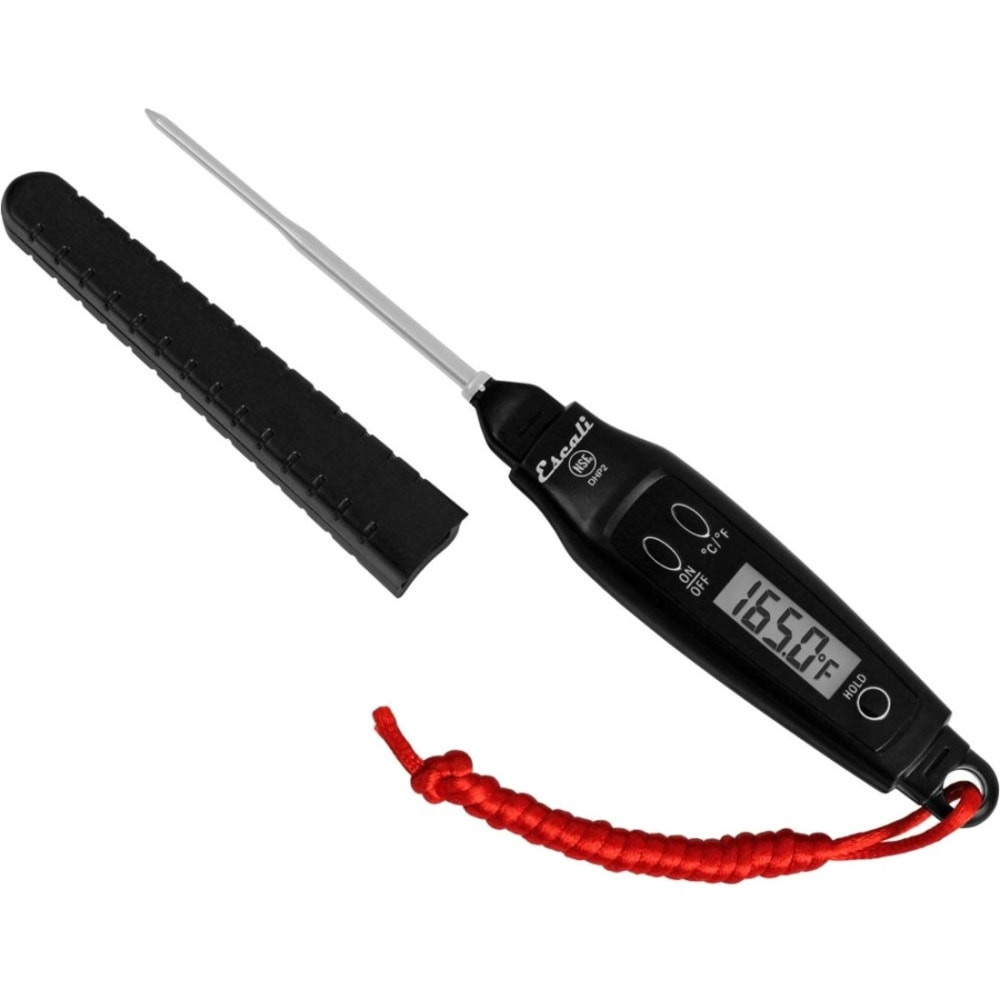 ESCALI DHP2  Digital Pen Thermometer - 32 deg.F (0 deg.C) to 392 deg.F (200 deg.C) - Durable, Pocket Clip, Portable, Splash Guard, Lanyard, Easy to Clean - For Cooking