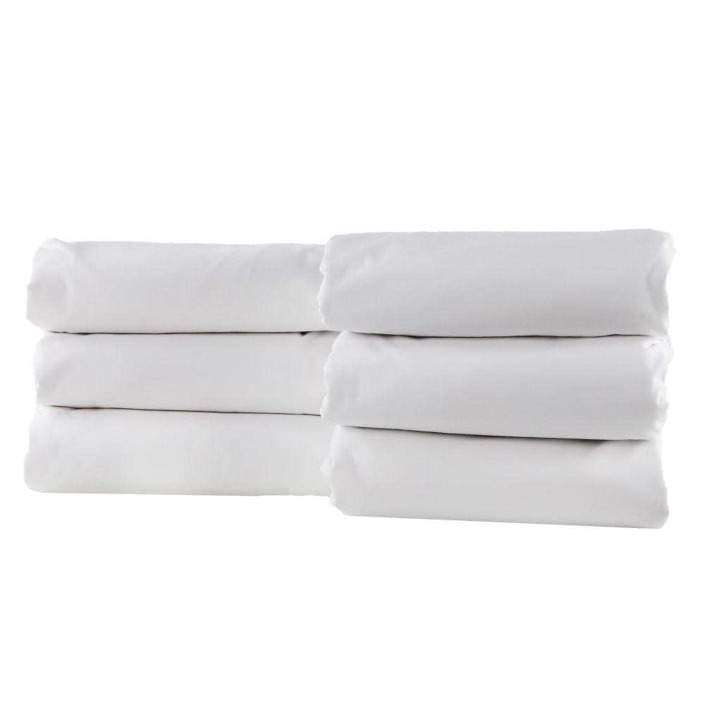 1888 MILLS, LLC 1888 Mills N2D9494WHT-1-ST00  Suite Touch Queen Duvet Covers, 94in x 94in, White, Pack Of 72 Covers