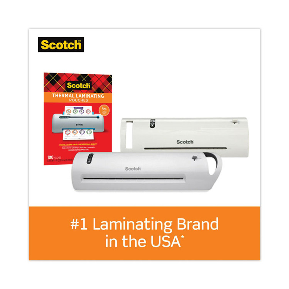 3M/COMMERCIAL TAPE DIV. Scotch™ TP5854100 Laminating Pouches, 5 mil, 9" x 11.5", Gloss Clear, 100/Pack