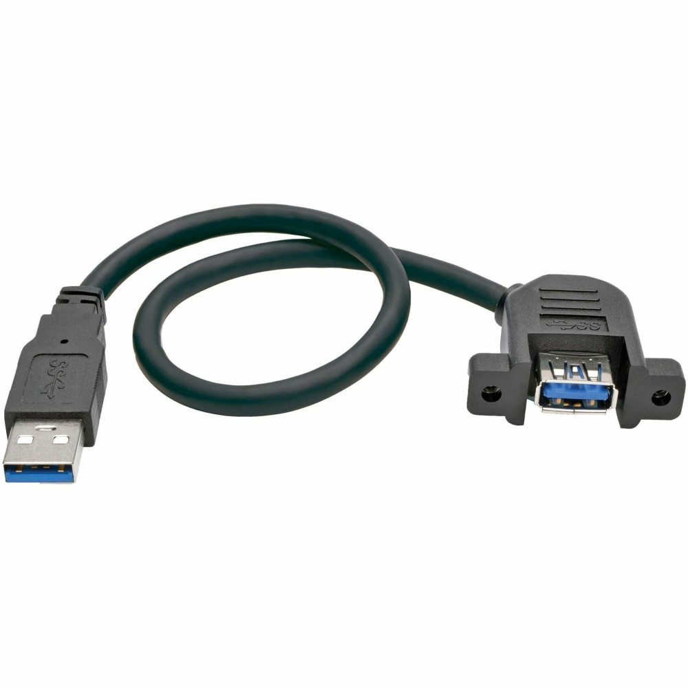Flexible mounting options. The female connector design allows for flexible installation in tight spaces, making it suitable for wall or panel mount applications.  Reliable connectivity. This USB extension cable provides dependable connections for various devices, ensuring stable data transfer with minimal interruptions.