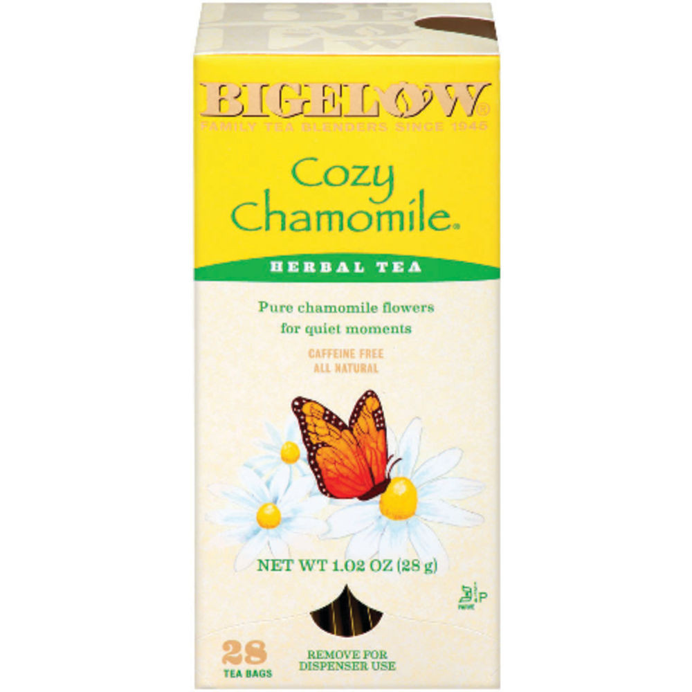 R. C. BIGELOW, INC. 00401 Bigelow Cozy Chamomile Tea Bags, Box Of 28