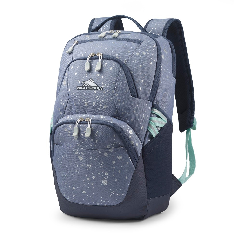 SAMSONITE LLC 130360-8421 High Sierra Swoop Backpack With 17in Laptop Pocket, Metallic Splatter