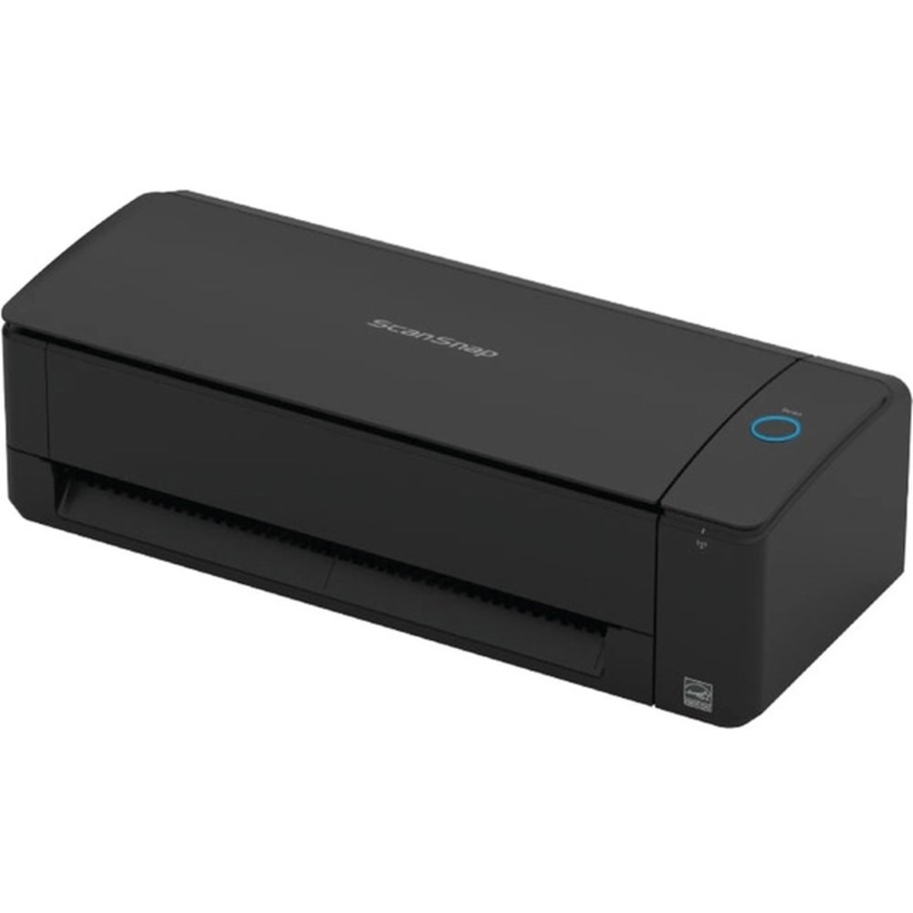<p><b>ScanSnap iX1300 Compact Wi-Fi Document Scanner in Black</b></p> <p>Incredibly compact, the ScanSnap iX1300 features an innovative design that was built to empower users with faster, more convenient, Wi-Fi-enabled scanning in an even smaller operating footprint. The all-new model joining Fujitsu's iconic ScanSnap Series of consumer scanners also offers two all-new scanning modes that offer a quicker and more efficient way to scan, while also supporting a wider range of document types and needs without taking up space on your desk, enabling work in virtually any environment.</p> <p>The ScanSnap iX1300 was made to fit just about anywhere, from your entryway to the corner nook of your home office, offering one of the smallest operating footprints on the market. And, thanks to its Wi-Fi capabilities, the ScanSnap iX1300 can scan from just about anywhere there is a power outlet, allowing you to easily place the device right at the point of entry for paperwork, mail or other documents that enter your home or business.</p> <ul> <li>Easy One-Button scanning</li> <li>Fast scans up to 30 ppm/60 ipm (A4-size documents, color, duplex, 300dpi)</li> <li>Offering two methods of scanning; Automatic document feeder for continuous scanning and manual feeder for pamphlets, folded documents, cards, and more</li> <li>Connect by Wi-Fi (2.4/5 GHz) and USB 3.2 (cable incl.)</li> <li>Scan to PC, Mac, iOS, Android and Chromebook</li> <li>Device-less scanning to ScanSnap Cloud (optional)</li> <li>Scan documents, receipts and paperwork with Automatic Document Feeder</li> <li>Scan envelopes, business cards, plastic cards, folded A3 documents, booklets, photos and more with Manual Feeder</li> <li>ScanSnap Home software organizes scanned files on PC and Mac</li> </ul> <p>ScanSnap iX1300 Features:</p> <ul> <li><b>Ultra-compact:</b> Space saving operational design in the smallest of spaces for virtually any work or home office environment.</li> <li><b>Practical productivity:</b> Innovative and intelligent paper feeding enhancements to handle the widest variety of document types in the ScanSnap family of scanners.</li> <li><b>Scan anywhere you want whenever you want:</b> Wi-Fi compatibility allows you to directly connect to your smart devices or cloud services without a PC, and allows for flexible placement wherever its convenient</li> <li><b>Stress-free usability for any users:</b> Friendly user interface enables even the most technology challenged users to scan and complete their tasks with peace of mind</li> <li><b>Experience the best with ScanSnap Home software:</b> The ultimate document management platform which combines all of your favorite functions into one. Easily manage, edit and access data from documents, business cards, receipts and photos with the software</li> <li><b>Connect with ScanScap Cloud without the PC</b>: You can choose to scan data directly from the ScanSnap iX1300 to your favorite cloud service without a computer or mobile device</li> </ul> <p><b>ScanSnap Software Features:</b></p> <ul> <li>Provides complete document management through enhanced image processing, document recognition, and easy profiles for organizing and saving scanned content</li> <li>Cleans up images without the need for rescanning with Streak Reduction</li> <li>Automatic paper size detection, automatic color detection, automatic cropping, automatic de-skew and automatic blank page deletion</li> <li>ScanSnap Cloud links ScanSnap to the most popular cloud services, like Dropbox, Evernote, Google Drive, OneDrive, Box and more</li> <li>Scan directly to Microsoft® Word, Excel and PowerPoint® using ABBYY® FineReader® for ScanSnap®<sup></sup></li> </ul>