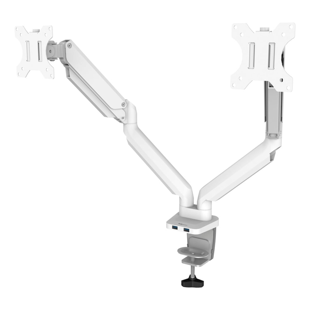 FELLOWES INC. 8056301 Fellowes Platinum Series Dual Flat-Panel Monitor Arms, White