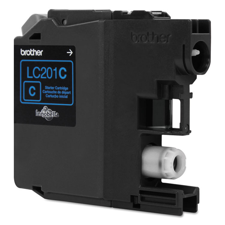 BROTHER INTL. CORP. LC201C LC201C Innobella Ink, 260 Page-Yield, Cyan