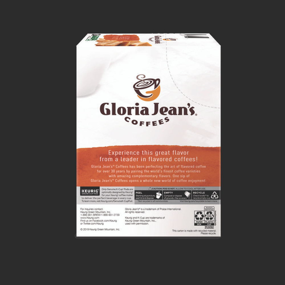 KEURIG DR PEPPER Gloria Jean's® 60051012CT Butter Toffee Coffee K-Cups, 96/Carton