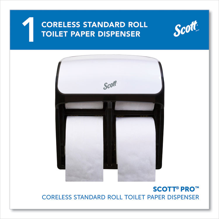 KIMBERLY-CLARK PROFESSIONAL Scott® 44517 Pro High Capacity Coreless SRB Tissue Dispenser, 11.25 x 6.31 x 12.75, White