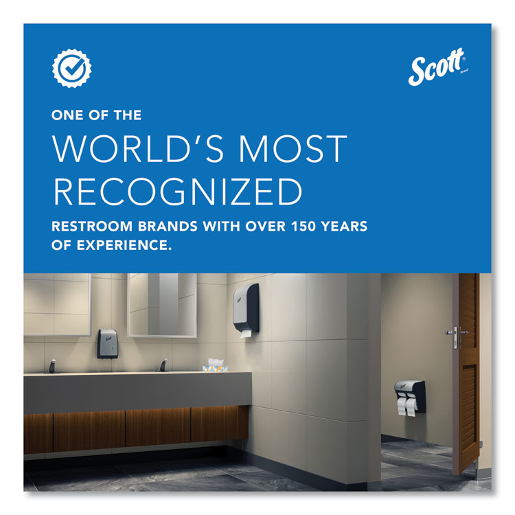 KIMBERLY-CLARK PROFESSIONAL Scott® 44517 Pro High Capacity Coreless SRB Tissue Dispenser, 11.25 x 6.31 x 12.75, White